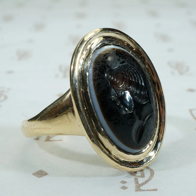The Emperor: An Ancient Intaglio Ring