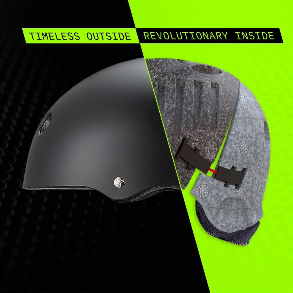 Triple Eight Deep Cover Helmet - Black Matte