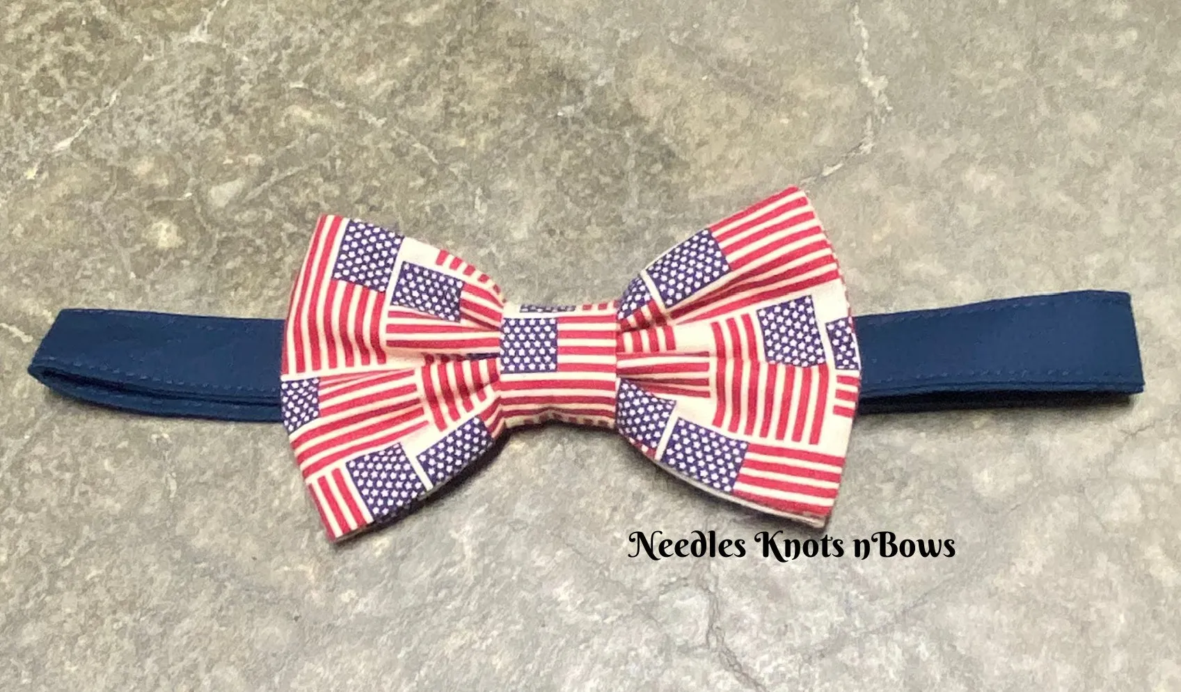 USA American Flag Pre Tied Bow Tie, 4th of July, Patriotic