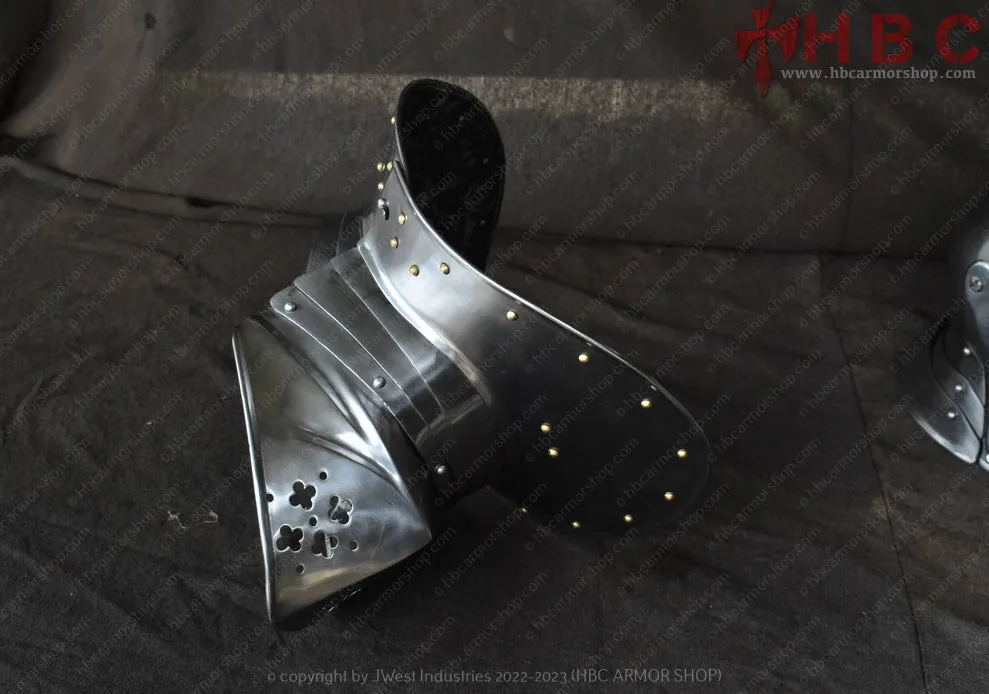Visored Sallet Helmet with Bevor late 15th century Medieval Sallet helmet