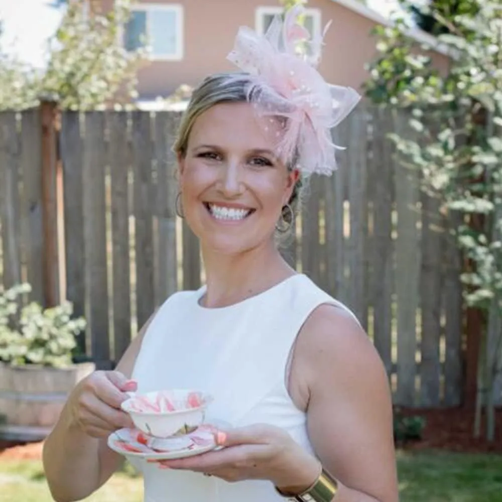 Women Fascinators Hats Flower Fascinators with Headband and Clip Tea Party Headwear for Women and Girls