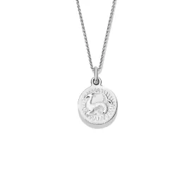 Zodiac Capricorn Necklace Pendant Silver